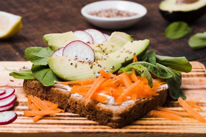 Avocado Toast with Whole-Grain Bread