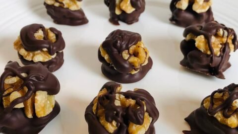 Walnuts with Dark Chocolate Pieces