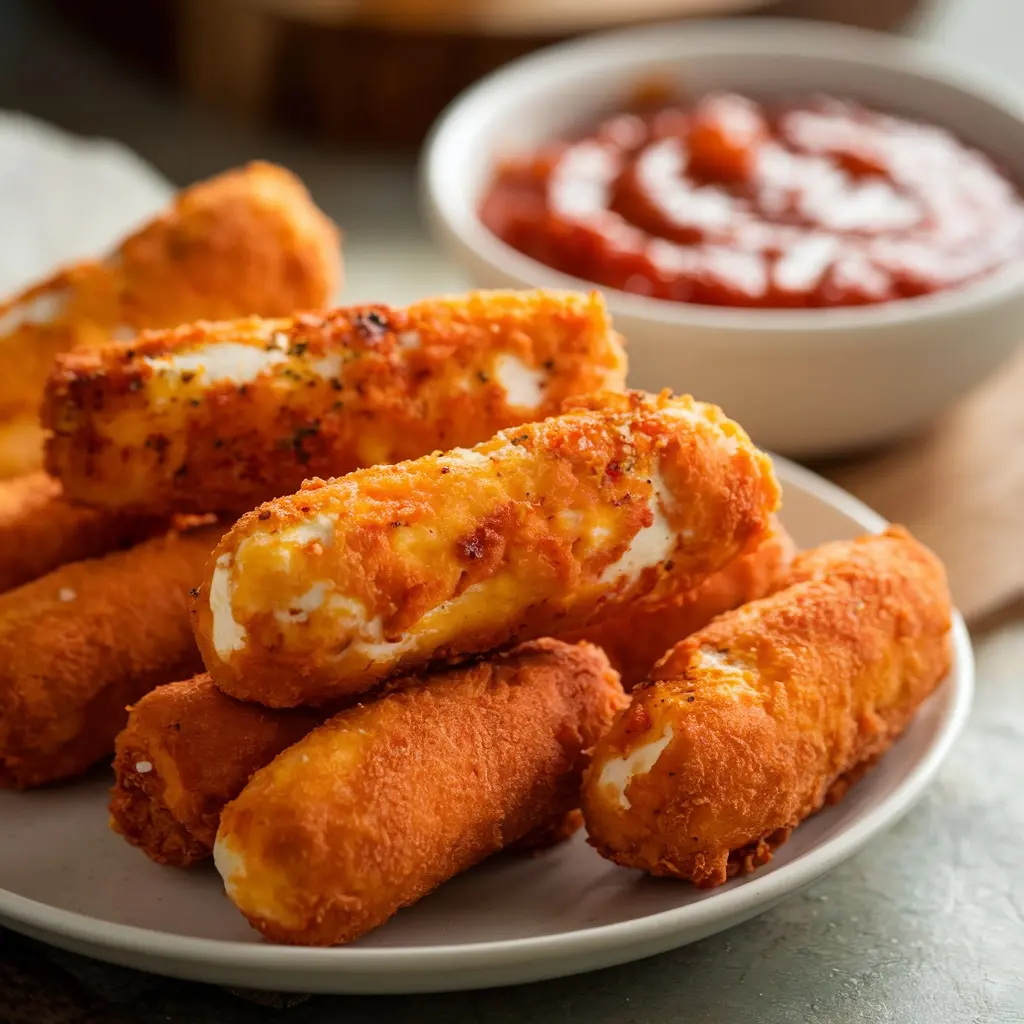 Air Fryer Mozzarella Sticks