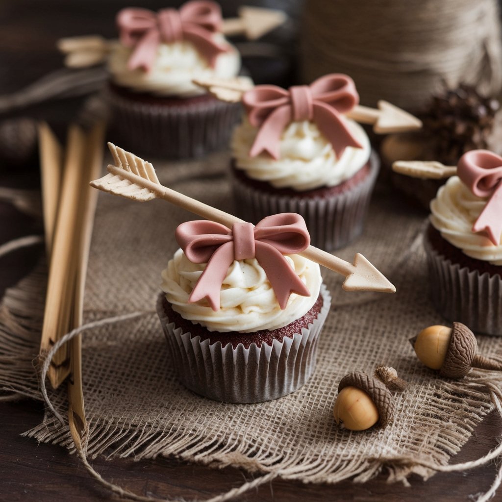 Bow Arrow Cupcakes Recipe