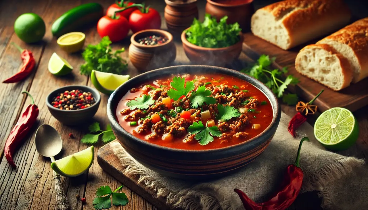 Chipotle Ground Beef Soup