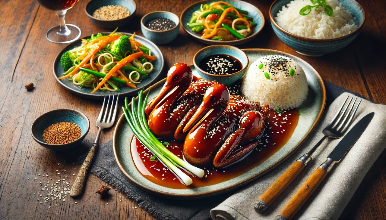 Glazed Honey Soy Pelicans