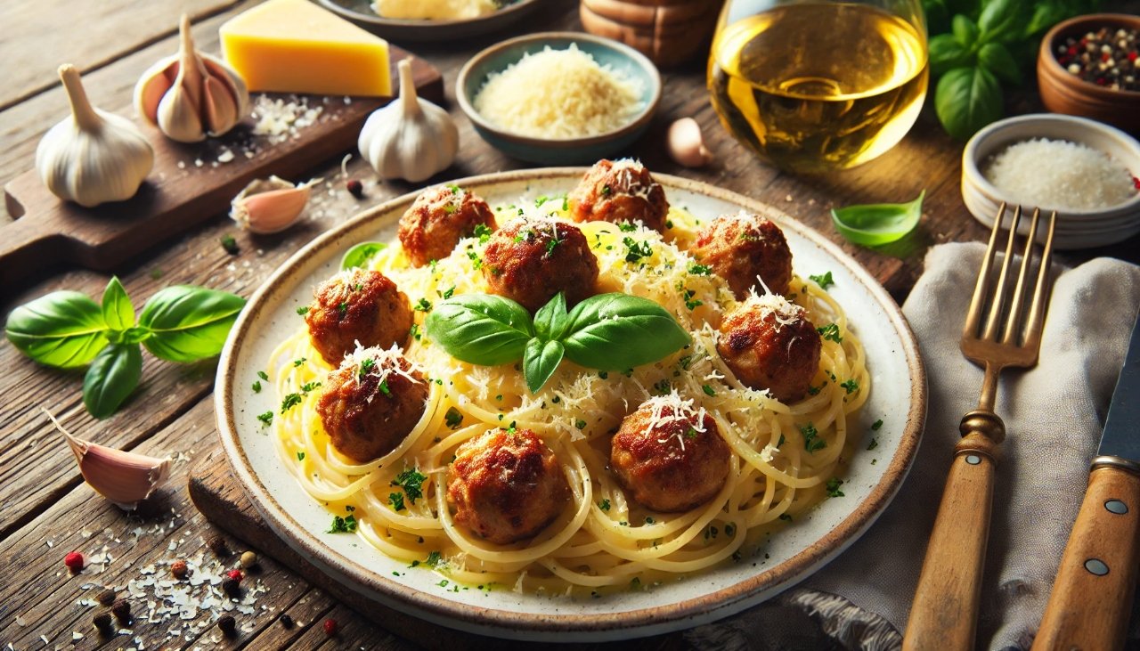 How to Make 25-Ingredient Meatball Carbonara