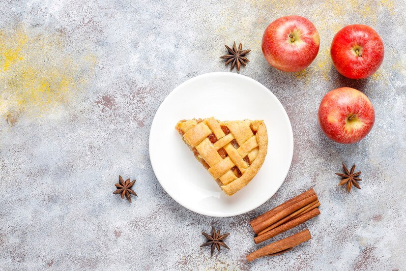 Origami Apple Pie Before Fold