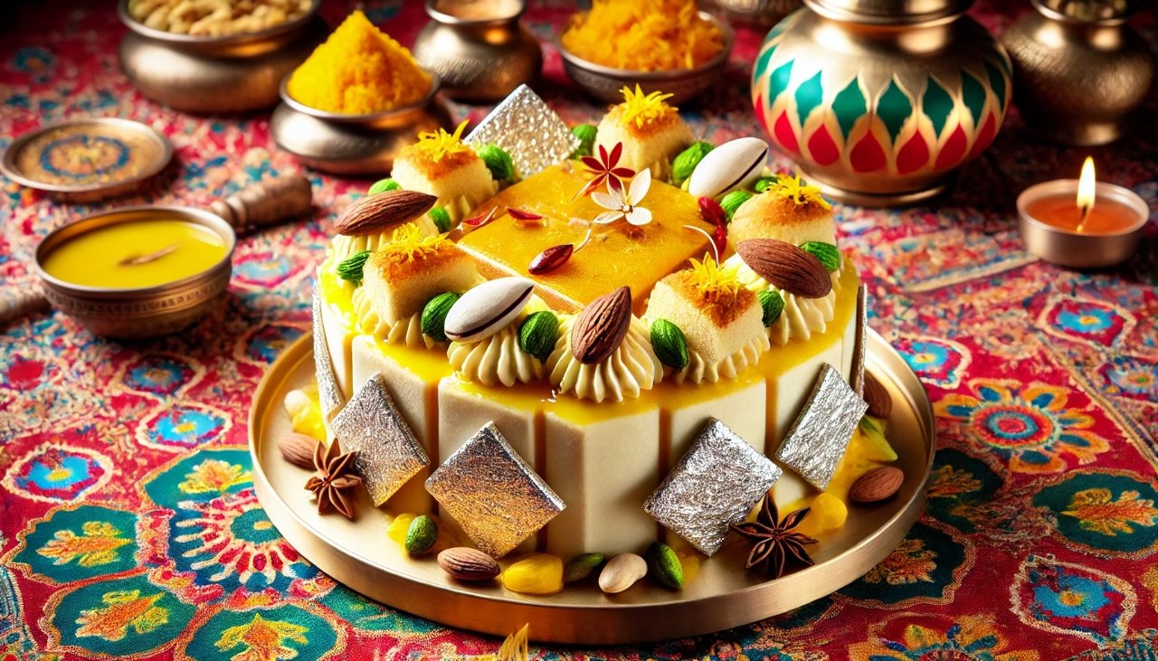 Rasmalai Cake