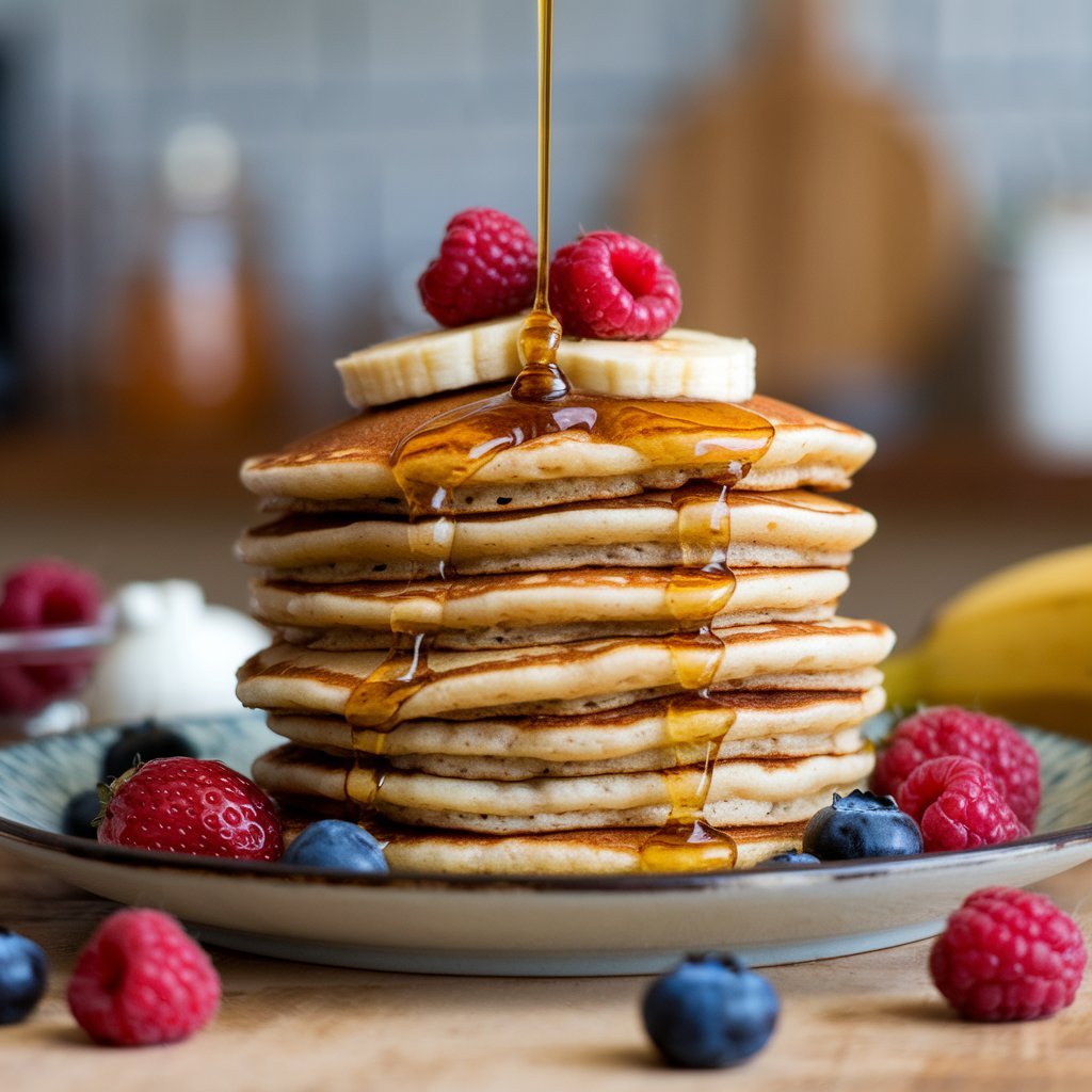 Banana Protein Pancakes