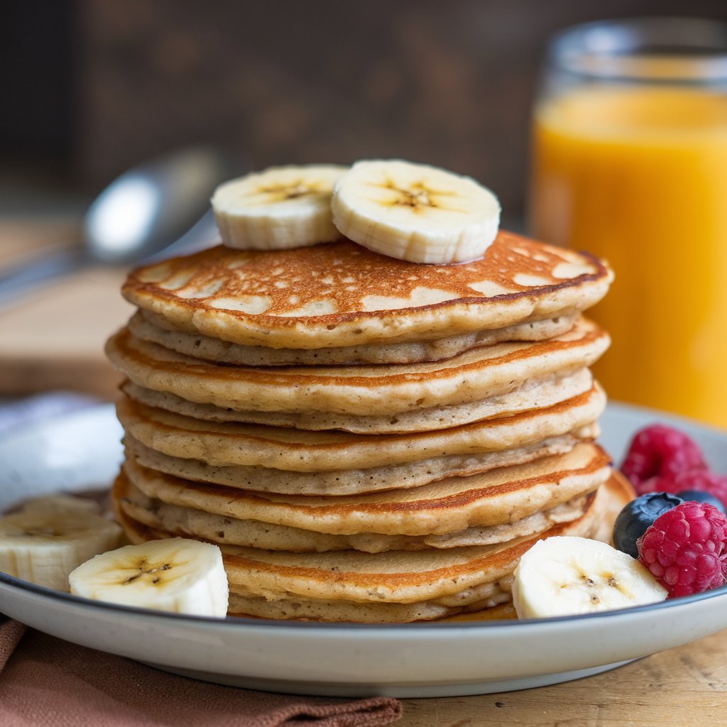 Banana Protein Pancakes