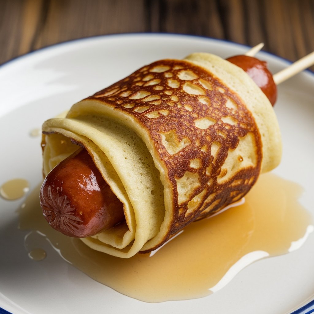 Pancake Sausage on a Stick