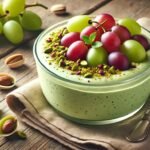 Pistachio Pudding Recipe with Grapes