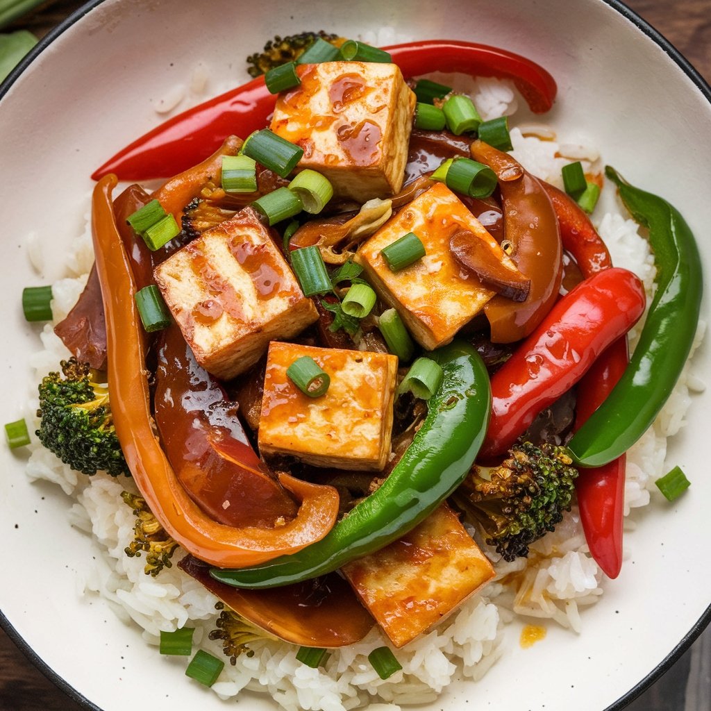 Spicy Tofu Stir-Fry