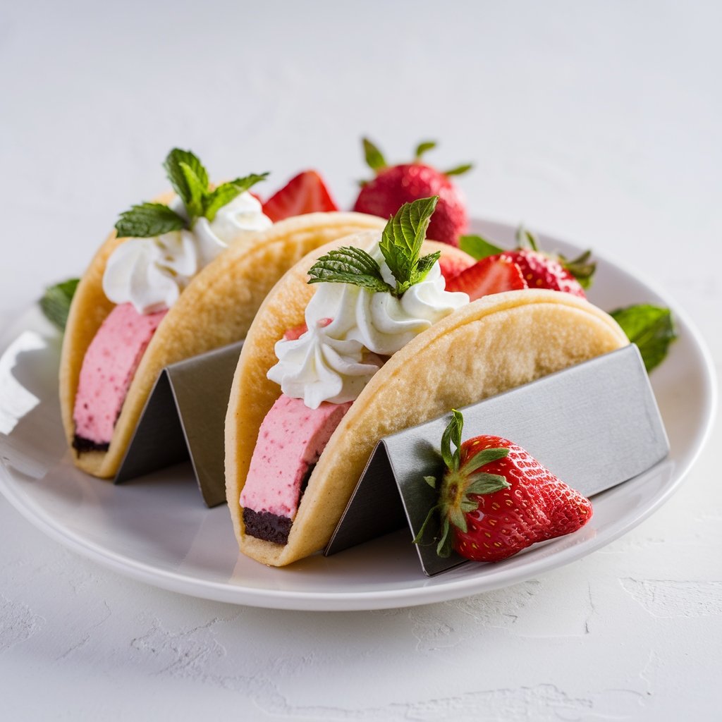 Strawberry Cheesecake Tacos