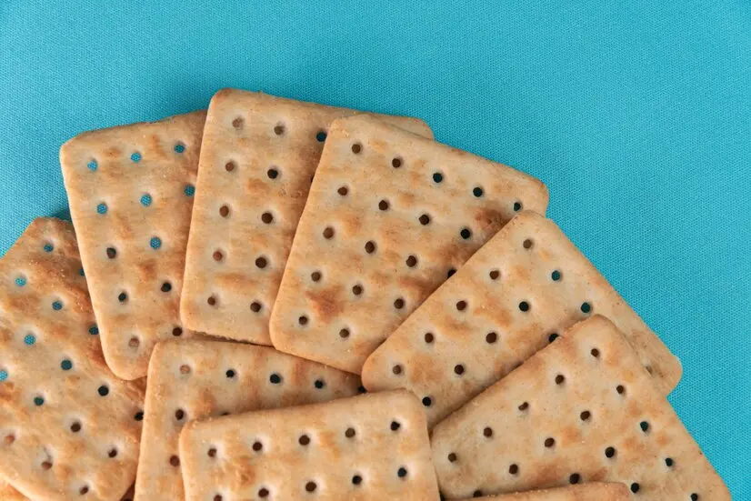 How Much Air Is Inside a Saltine Cracker?
